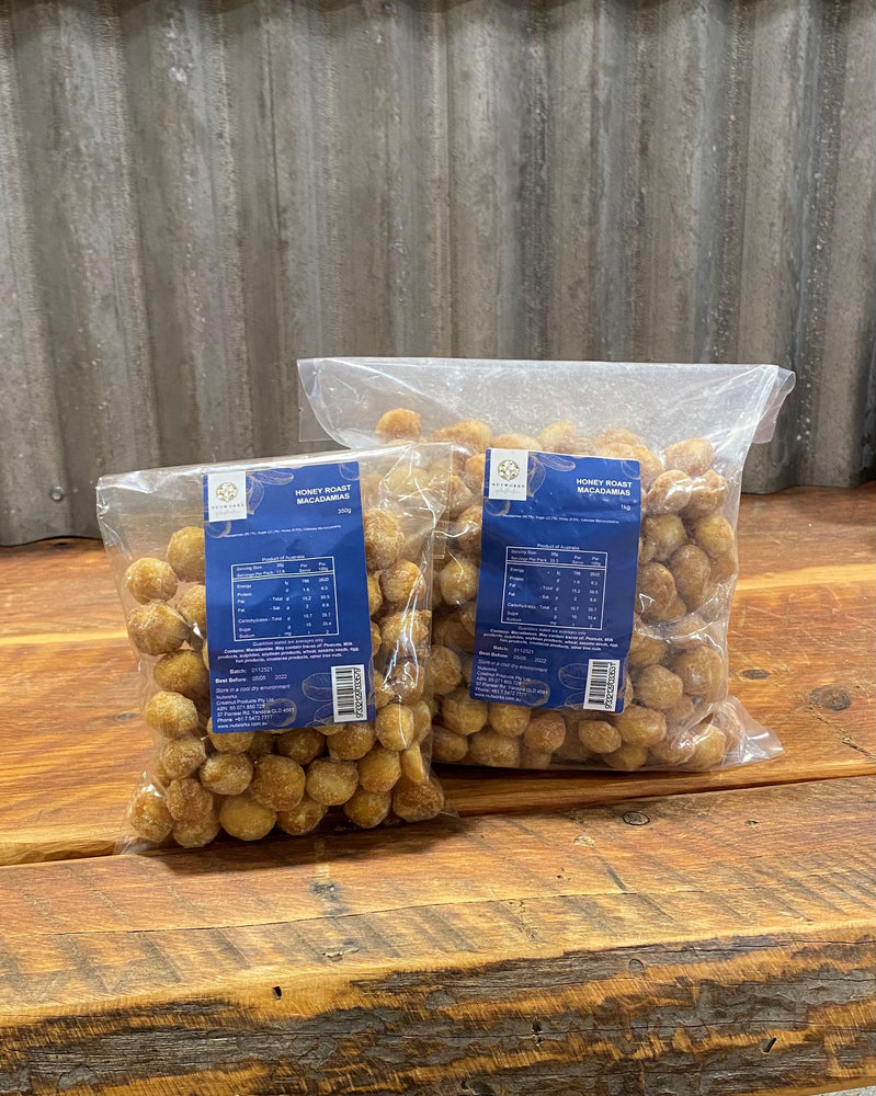 Honey Roasted Macadamias Seconds Nutworks Australia