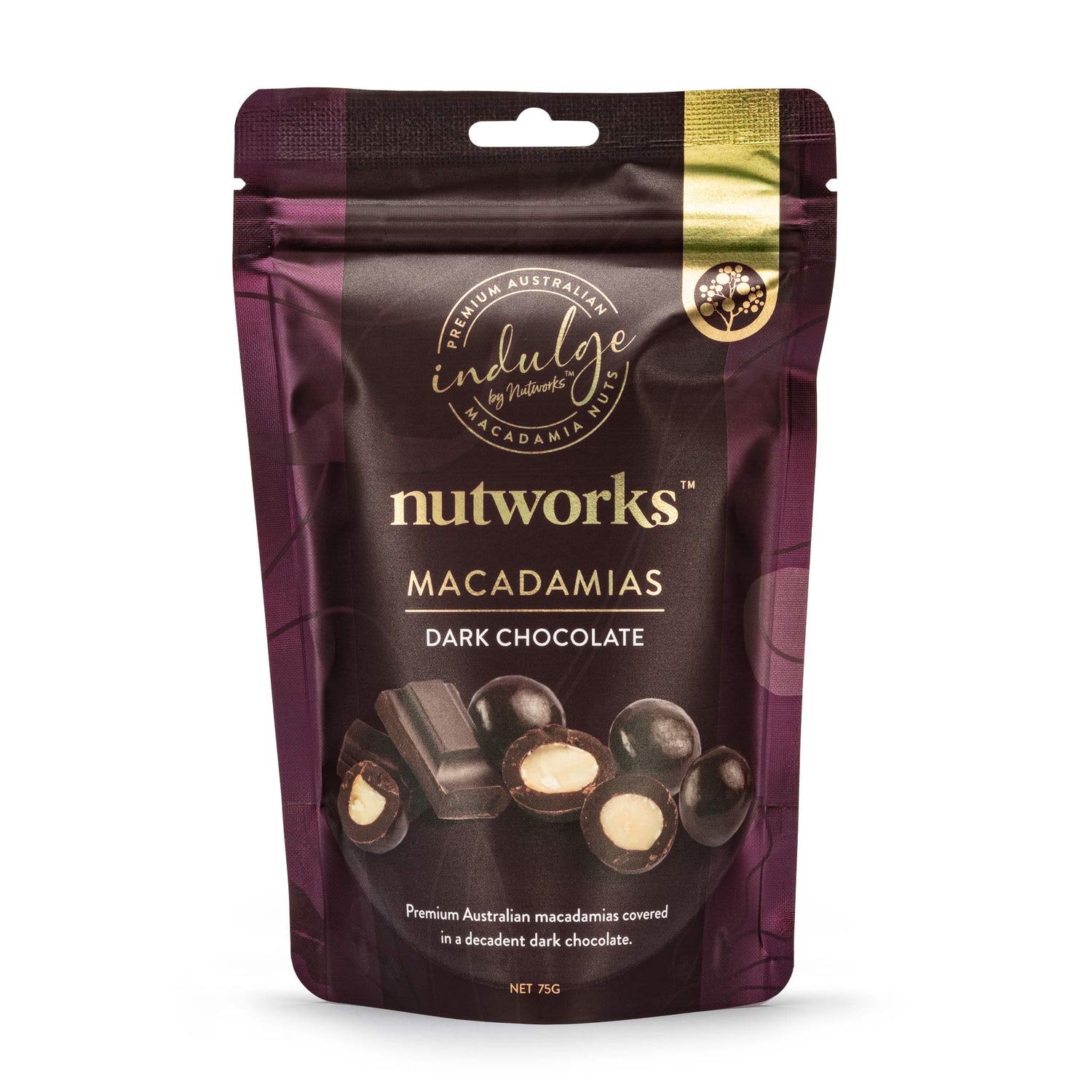 Dark Chocolate Macadamias Nutworks Australia
